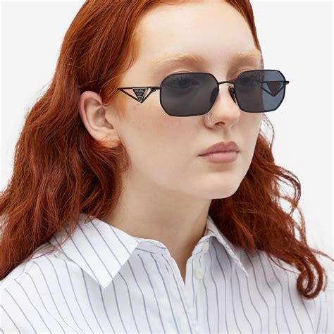 prada sunglasses pr a51s|Prada Men's PR A51S Steel Rectangle Sunglasses .